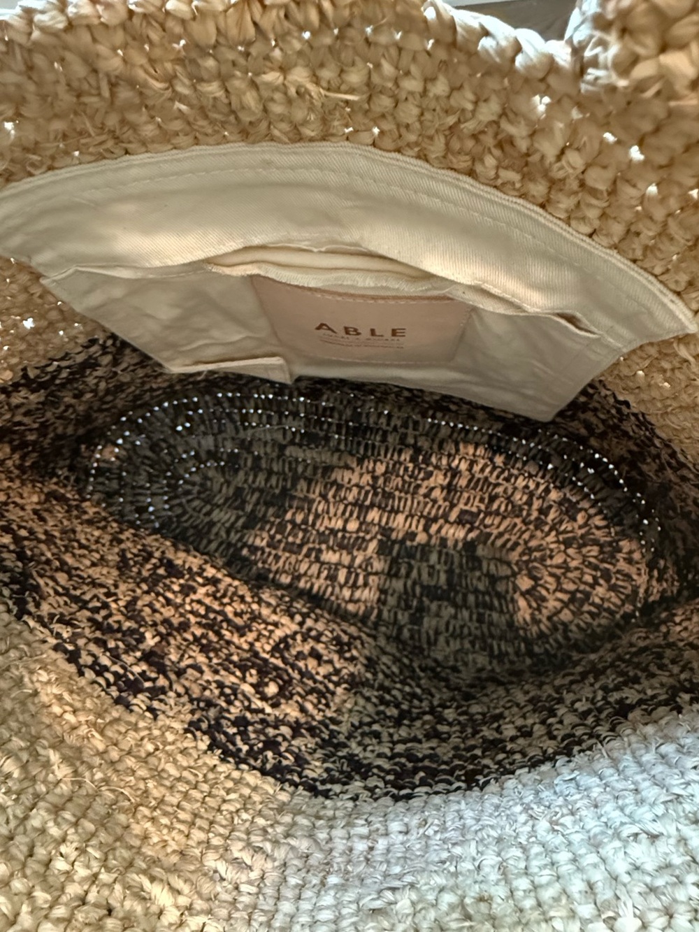 Able Raffia tote - Picture 7 of 12